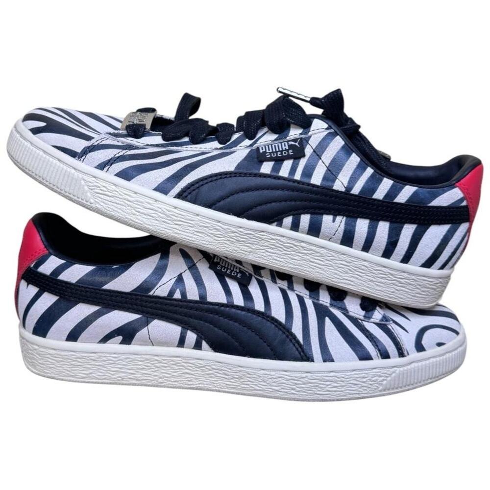 PUMA Paul Stanley × Suede Classic / Zebra 'KISS' 366288-01 US men Size 9